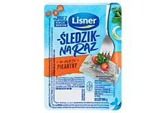 Lisner Śledzik na raz w oleju pikantny 100 g