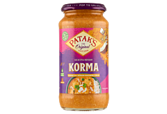 Patak's Korma Kremowy sos z wiórkami kokosowymi i cebulą 450 g