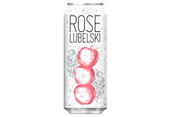 Rose Lubelski Wino owocowe różowe półsłodkie gazowane polskie 500 ml