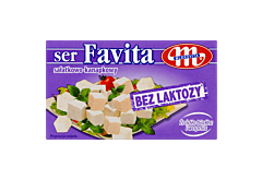 Mlekovita Favita Ser sałatkowo-kanapkowy bez laktozy 270 g