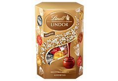 Lindt Lindor Praliny z czekolady mlecznej białej i gorzkiej 200 g