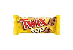 Twix Top Ciasteczka w polewie karmelowej i z czekolady mlecznej 21 g