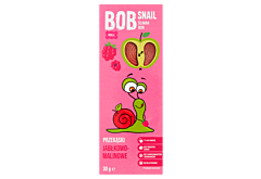 Bob Snail Przekąski owocowe jabłkowo-malinowe 30 g (3 sztuki)