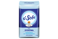 o'Sole Sól stołowa jodowana 1 kg