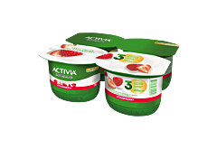 Activia Jogurt truskawkowy 480 g (4 x 120 g)