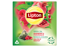 Lipton Herbata zielona malina & granat 28 g (20 torebek)