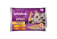 Whiskas Tasty Mix Mokra karma dla kotów kremowe wariacje sos 340 g (4 x 85 g)