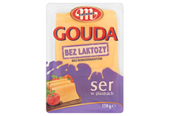 Mlekovita Gouda Ser bez laktozy w plastrach 150 g