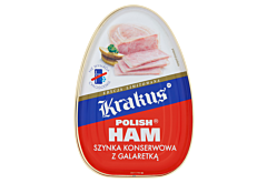 Krakus Szynka konserwowa z galaretką 455 g