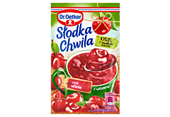 Dr. Oetker Słodka Chwila Kisiel z kawałkami owoców smak wiśnia 31,5 g