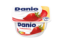 Danio Serek homogenizowany truskawkowy 130 g