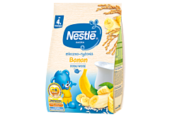 Nestlé Kaszka mleczno-ryżowa banan dla niemowląt po 4. miesiącu 230 g