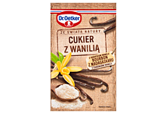 Dr. Oetker Ze świata natury Cukier z wanilią 12 g