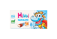 Hibbi Mlekoladki Batoniki mleczne z nadzieniem mlecznym 100 g (8 sztuk)