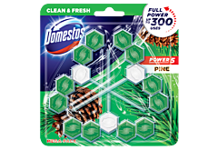 Domestos Power 5 Pine Kostka toaletowa 3 x 55 g