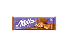 Milka Mmmax Czekolada mleczna z orzeszkami ziemnymi w nadzieniu karmelowym 276 g