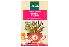 Dilmah Rooibos z dodatkami malina & kokos 30 g (20 x 1,5 g)