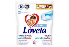 Lovela Baby Hipoalergiczne kapsułki do prania do bieli i kolorów 781,2 g (36 prań)