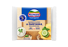 Hochland Ser kremowy w plastrach ze śmietanką 130 g