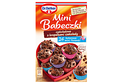 Dr. Oetker Mini babeczki czekoladowe z kropelkami czekolady 245 g