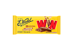 E. Wedel WW Czekolada mleczna z wafelkami orzechowymi 245 g