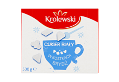 Cukier Królewski Cukier biały w kostkach brydż 500 g