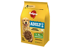 Pedigree Adult Sucha karma dla psów z drobiem i warzywami 2,6 kg