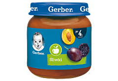 Gerber Śliwki dla niemowląt po 4. miesiącu 125 g