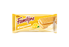 Familijne Klasyczne wafle o smaku cytrynowym 180 g