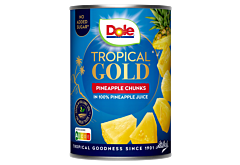 Dole Tropical Gold Kawałki ananasa w soku 567 g