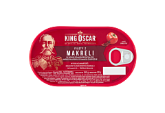 King Oscar Filety z makreli w sosie pomidorowym po meksykańsku o smaku chipotle 160 g