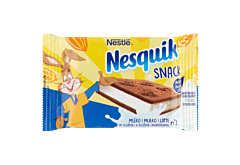 Nestlé Nesquik Snack Biszkopt z kremowym nadzieniem mlecznym 26 g