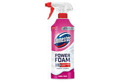 Domestos Power Foam Floral Fresh Czyszcząca piana toaleta i łazienka 435 ml