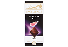 Lindt Excellence Czekolada ciemna z nadzieniem figowym i kawałkami herbatników 100 g