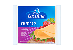 Lactima Ser topiony w plasterkach Cheddar 130 g (8 x 16,25 g)