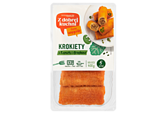 Z dobrej kuchni Krokiety z kapustą i grzybami 400 g (5 sztuk)