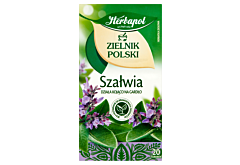 Herbapol Zielnik Polski Herbatka ziołowa szałwia 24 g (20 x 1,2 g)