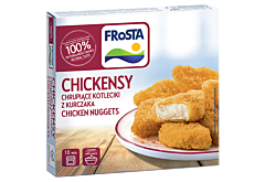 FRoSTA Chickensy Chrupiące kotleciki z kurczaka 250 g + sos 25 ml