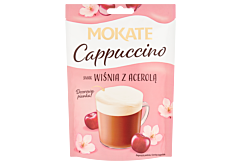 Mokate Cappuccino smak wiśnia z acerolą 40 g