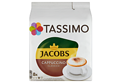 Tassimo Jacobs Cappuccino Classico Kawa mielona 8 kapsułek i mleko 8 kapsułek 260 g