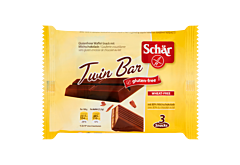 Schär Twin Bar Bezglutenowe wafelki w czekoladzie 64,5 g (3 sztuki)