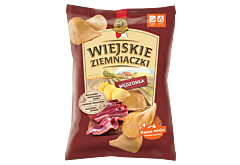 Wiejskie Ziemniaczki Chipsy ziemniaczane wędzonka 130 g