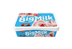 Big Milk Lody smak śmietankowo truskawkowy 900 ml