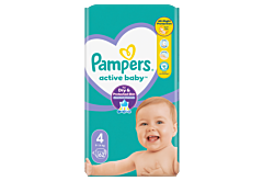 Pampers Active Baby 4, 62 Pieluszek,9kg-14kg