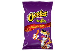 Cheetos Crunchos Flamin' Hot Chrupki kukurydziane o smaku bardzo pikantnym 80 g