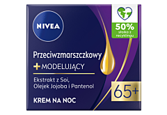 Nivea Przeciwzmarszczkowy + Modelujący krem na noc 65+ 50 ml