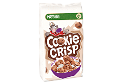 Nestlé Cookie Crisp Zbożowe płatki w kształcie ciasteczek o smaku czekoladowym 250 g