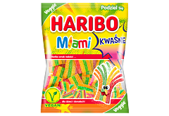 Haribo Żelki o smaku owocowym Miami kwaśne 160 g