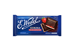 E. Wedel Czekolada gorzka truskawkowa 100 g