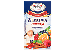 Malwa Herbatka owocowa-ziołowa zimowa fantazja 40 g (20 x 2 g)